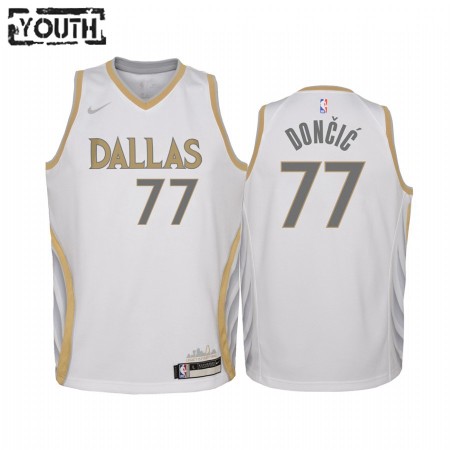 Maglia NBA Dallas Mavericks Luka Doncic 77 2020-21 City Edition Swingman - Bambino